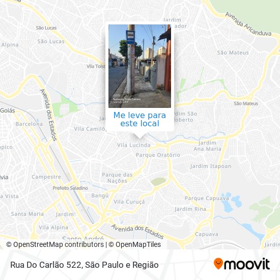 Rua Do Carlão 522 mapa