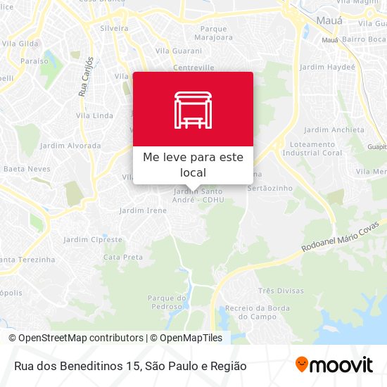 Rua dos Beneditinos 15 mapa