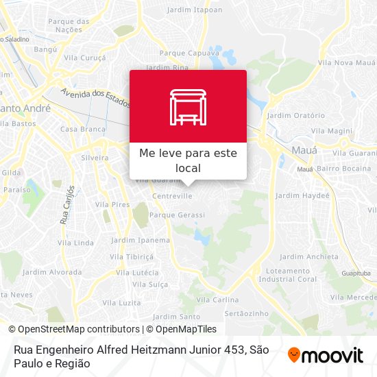 Rua Engenheiro Alfred Heitzmann Junior 453 mapa
