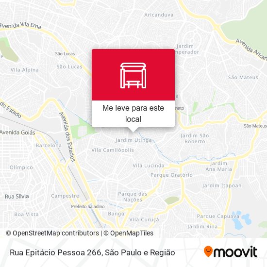 Rua Epitácio Pessoa 266 mapa
