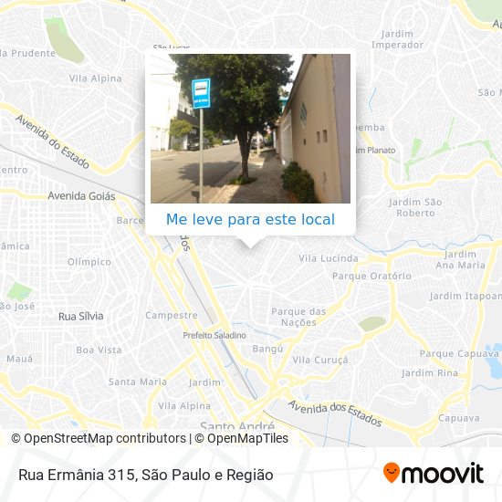 Rua Ermânia 315 mapa