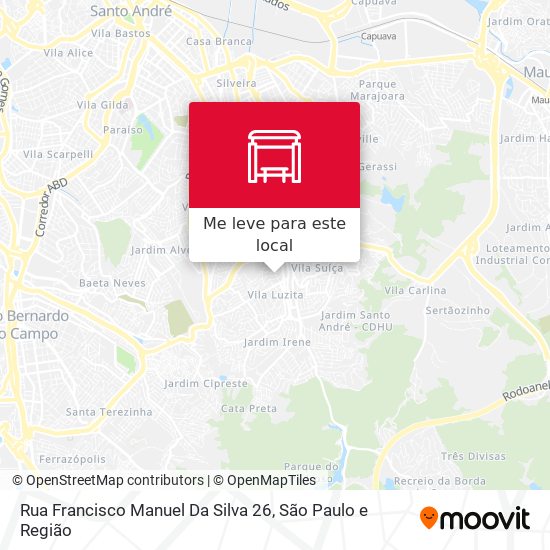 Rua Francisco Manuel Da Silva 26 mapa