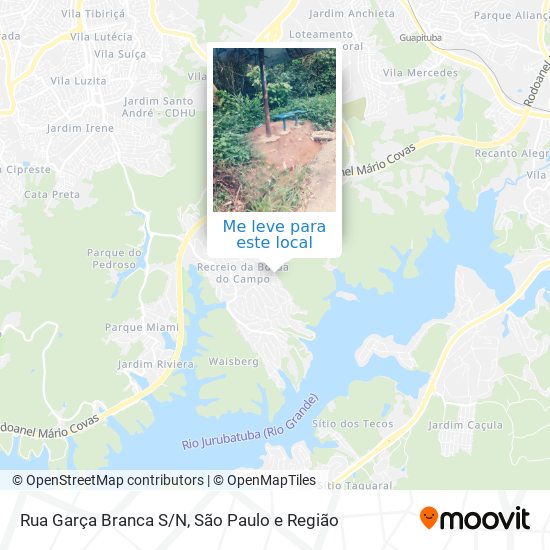 Rua Garça Branca S/N mapa