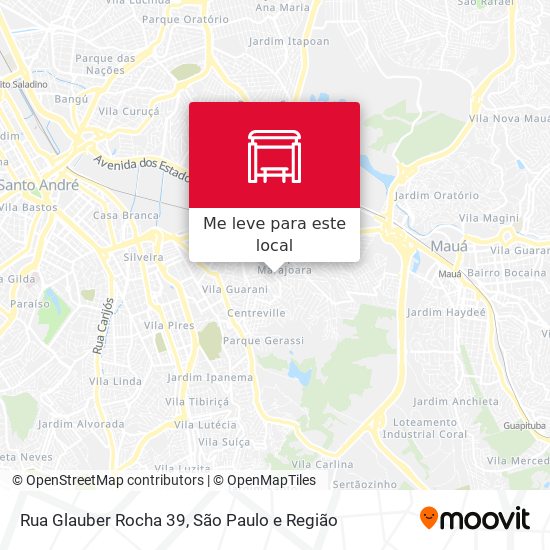 Rua Glauber Rocha 39 mapa