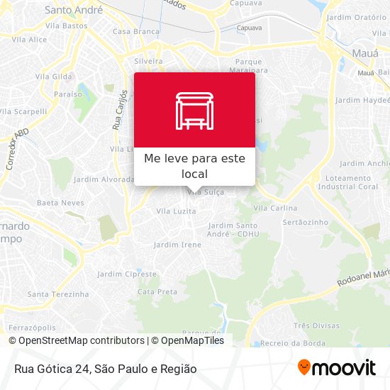 Rua Gótica 24 mapa