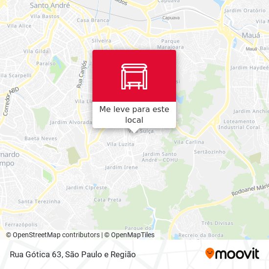 Rua Gótica 63 mapa