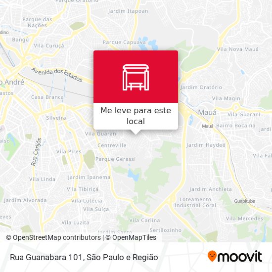 Rua Guanabara 101 mapa