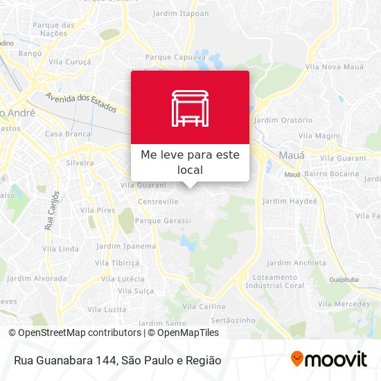 Rua Guanabara 144 mapa