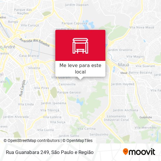 Rua Guanabara 249 mapa