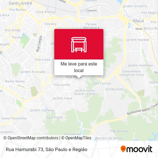 Rua Hamurabi 73 mapa