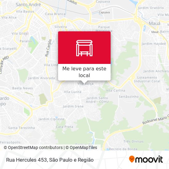 Rua Hercules 453 mapa