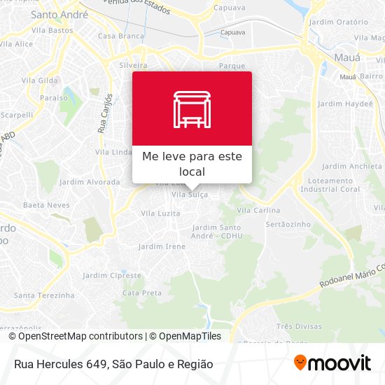 Rua Hercules 649 mapa