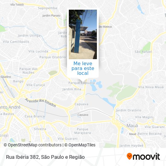 Rua Ibéria 382 mapa