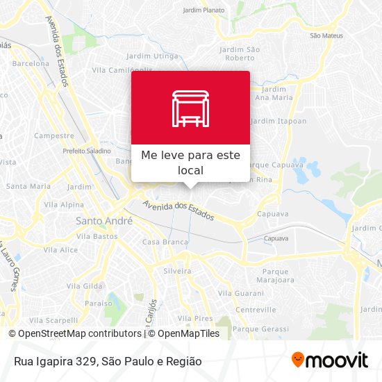 Rua Igapira 329 mapa
