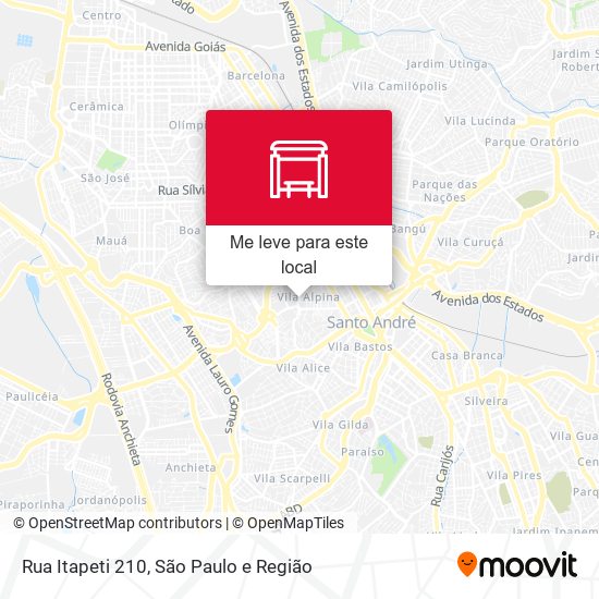Rua Itapeti 210 mapa