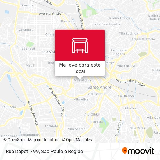 Rua Itapeti - 99 mapa