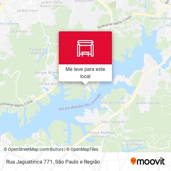 Rua Jaguatirica 771 mapa