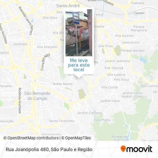 Rua Joanópolis 480 mapa