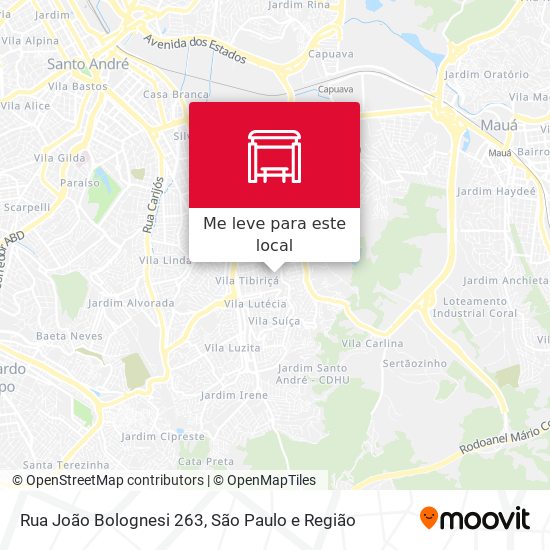 Rua João Bolognesi 263 mapa
