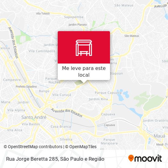 Rua Jorge Beretta 285 mapa