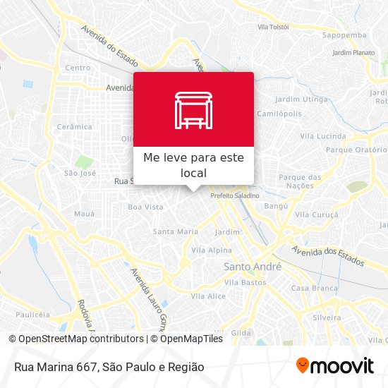 Rua Marina 667 mapa