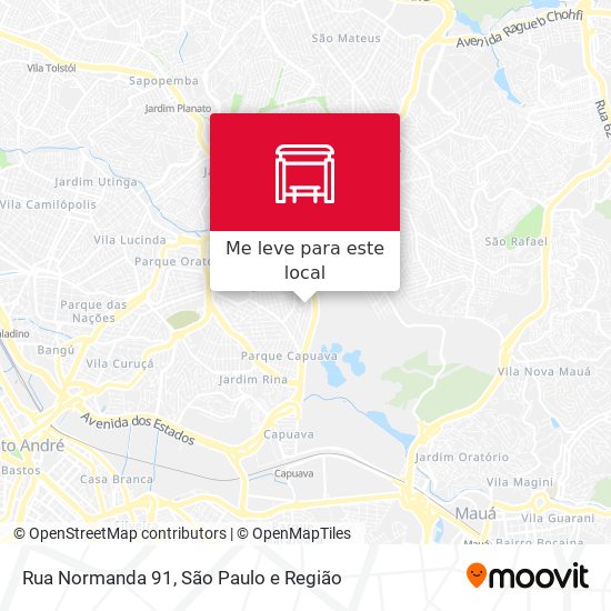 Rua Normanda 91 mapa