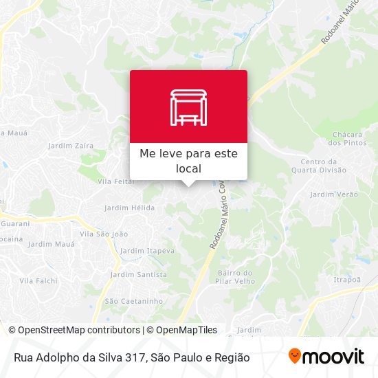 Rua Adolpho da Silva 317 mapa