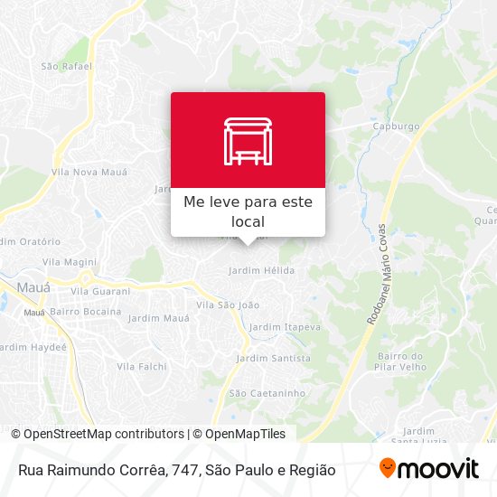 Rua Raimundo Corrêa, 747 mapa
