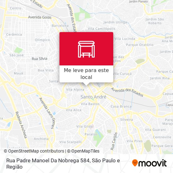 Rua Padre Manoel Da Nobrega 584 mapa