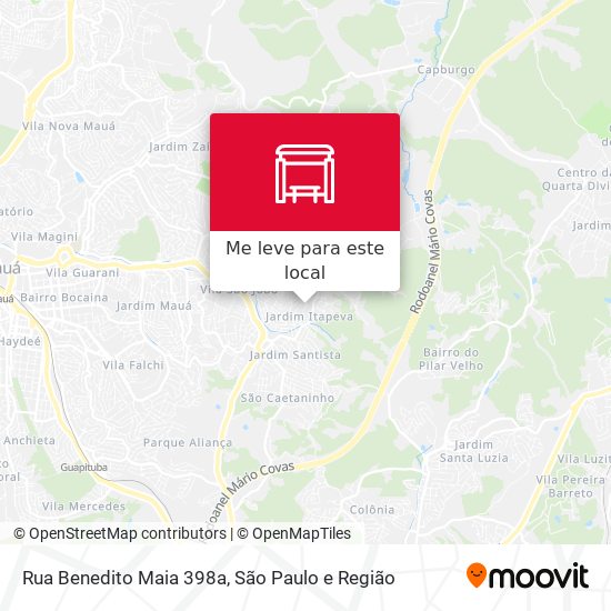 Rua Benedito Maia 398a mapa