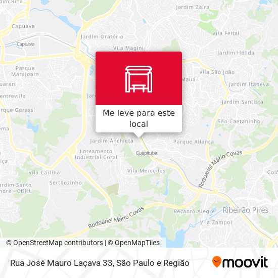 Rua José Mauro Laçava 33 mapa
