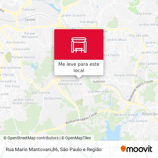 Rua Mario Mantovani,86 mapa