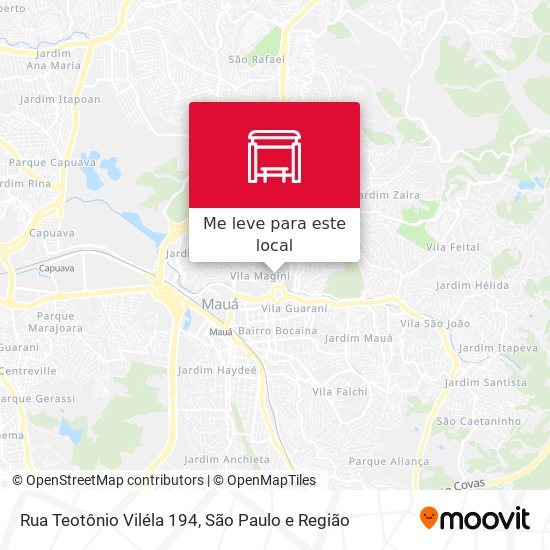 Rua Teotônio Viléla 194 mapa