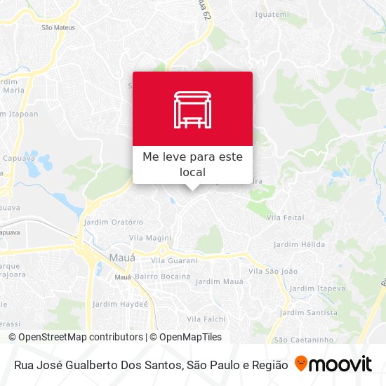 Rua José Gualberto Dos Santos mapa