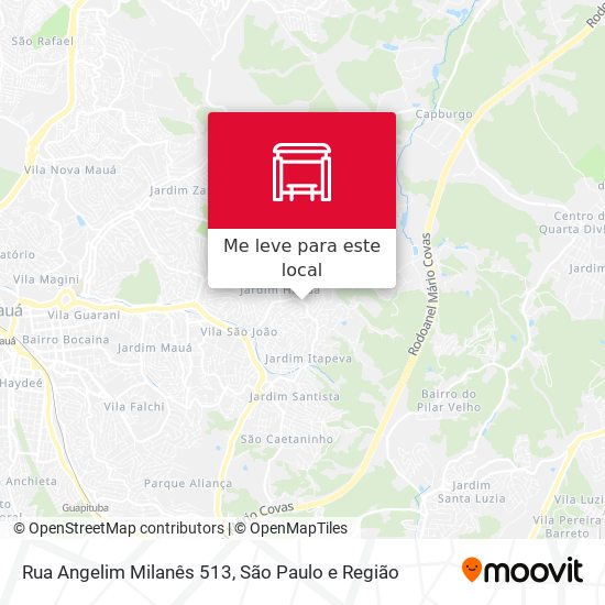 Rua Angelim Milanês 513 mapa