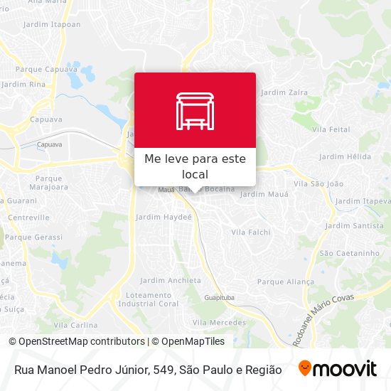 Rua Manoel Pedro Júnior, 549 mapa