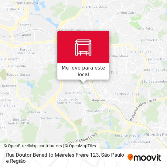Rua Doutor Benedito Meireles Freire 123 mapa