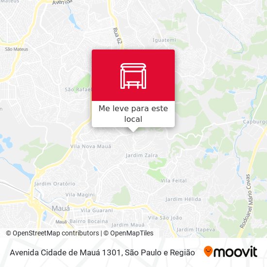 Avenida Cidade de Mauá 1301 mapa