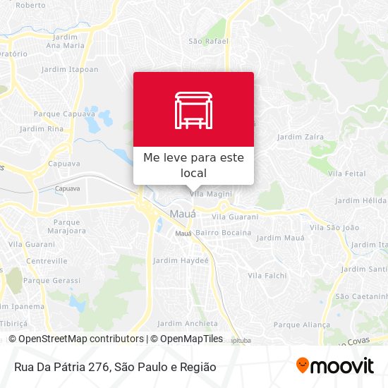 Rua Da Pátria 276 mapa