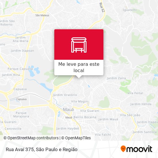 Rua Avaí 375 mapa