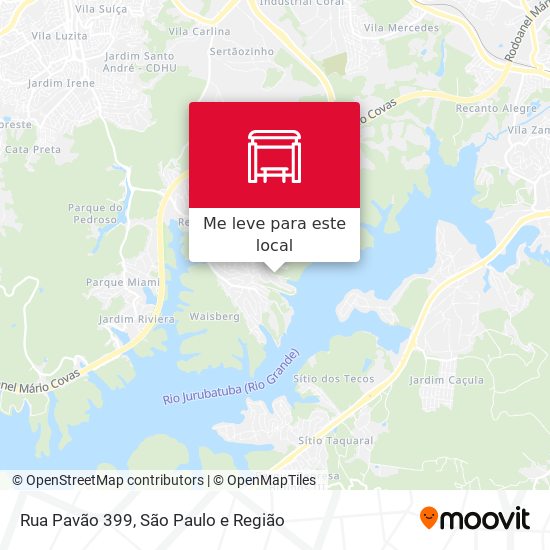 Rua Pavão 399 mapa