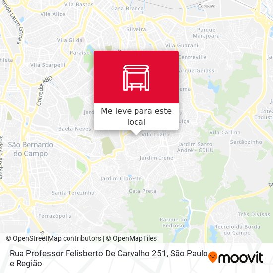 Rua Professor Felisberto De Carvalho 251 mapa