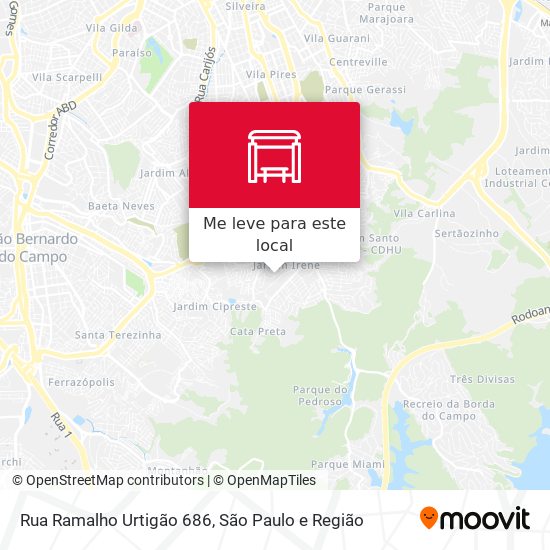 Rua Ramalho Urtigão 686 mapa