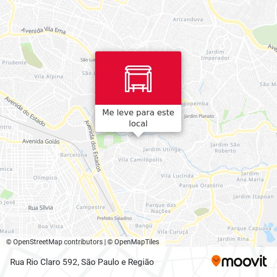 Rua Rio Claro 592 mapa