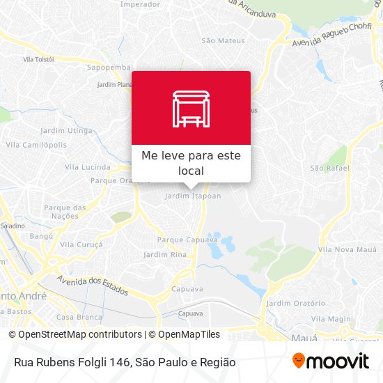 Rua Rubens Folgli 146 mapa