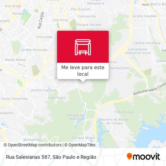 Rua Salesianas 587 mapa