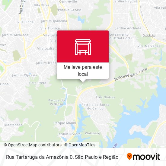 Rua Tartaruga da Amazônia 0 mapa