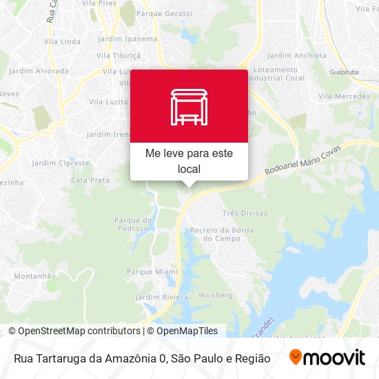 Rua Tartaruga da Amazônia 0 mapa