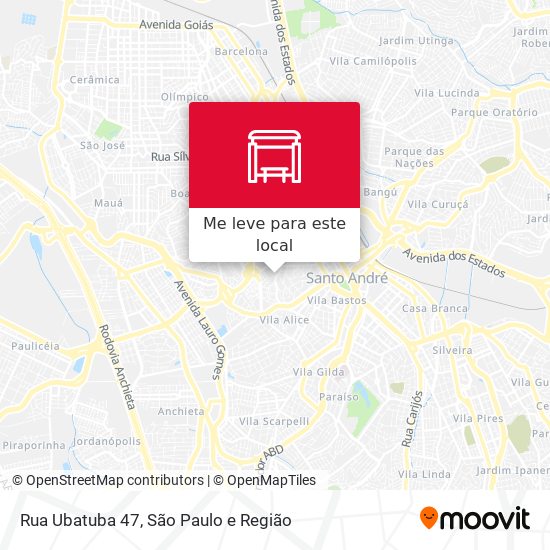 Rua Ubatuba 47 mapa