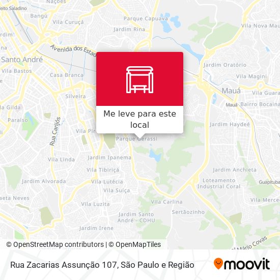 Rua Zacarias Assunção 107 mapa